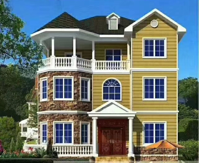 天長輕鋼別墅建筑設(shè)計(jì) 抗9級(jí)地震 29萬起建別墅(圖2) 睿婕輕鋼別墅