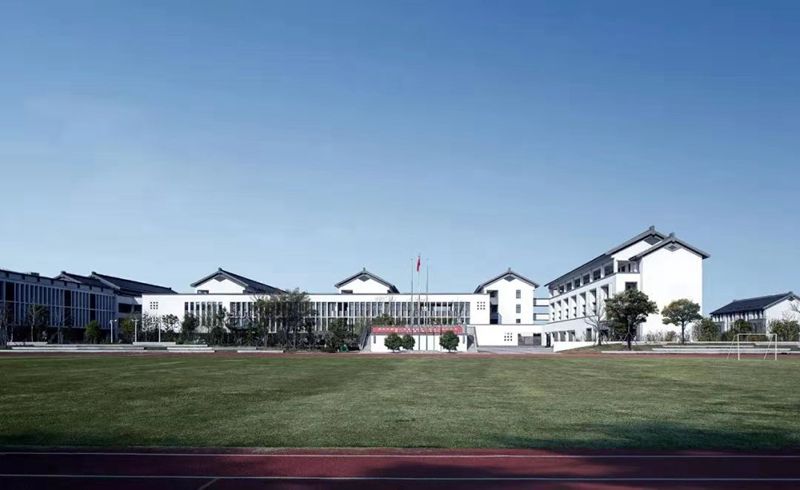 學校該有的樣子,打卡輕鋼網紅基地,“新中式”學校建筑(圖1) 睿婕輕鋼別墅