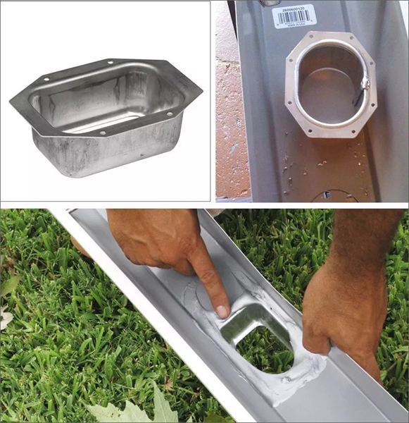 常見的輕鋼落水系統(tǒng),千萬莫輕視!解析落水管的6種連接方案(圖6) 睿婕輕鋼別墅