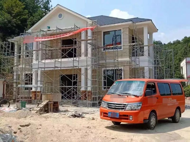 輕鋼別墅不牢固?一打就爛?來看看輕鋼的正規施工過程就知道了(圖10) 睿婕輕鋼別墅