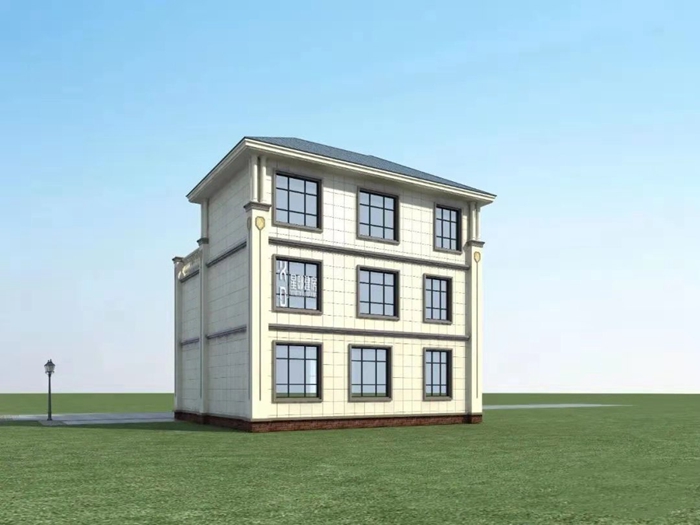 一百二十平方的輕鋼別墅設計圖(圖7) 睿婕輕鋼別墅