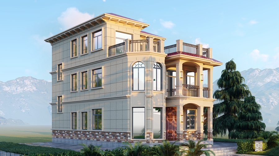 稻田邊的夢幻之居：農村輕鋼別墅，打造農民心頭最愛！