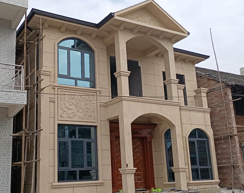 睿婕公司搭建完成的輕鋼別墅 睿婕公司搭建完成的輕鋼別墅