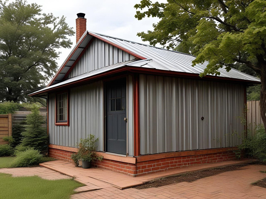 夏季發燙的鐵皮屋 夏季發燙的鐵皮屋